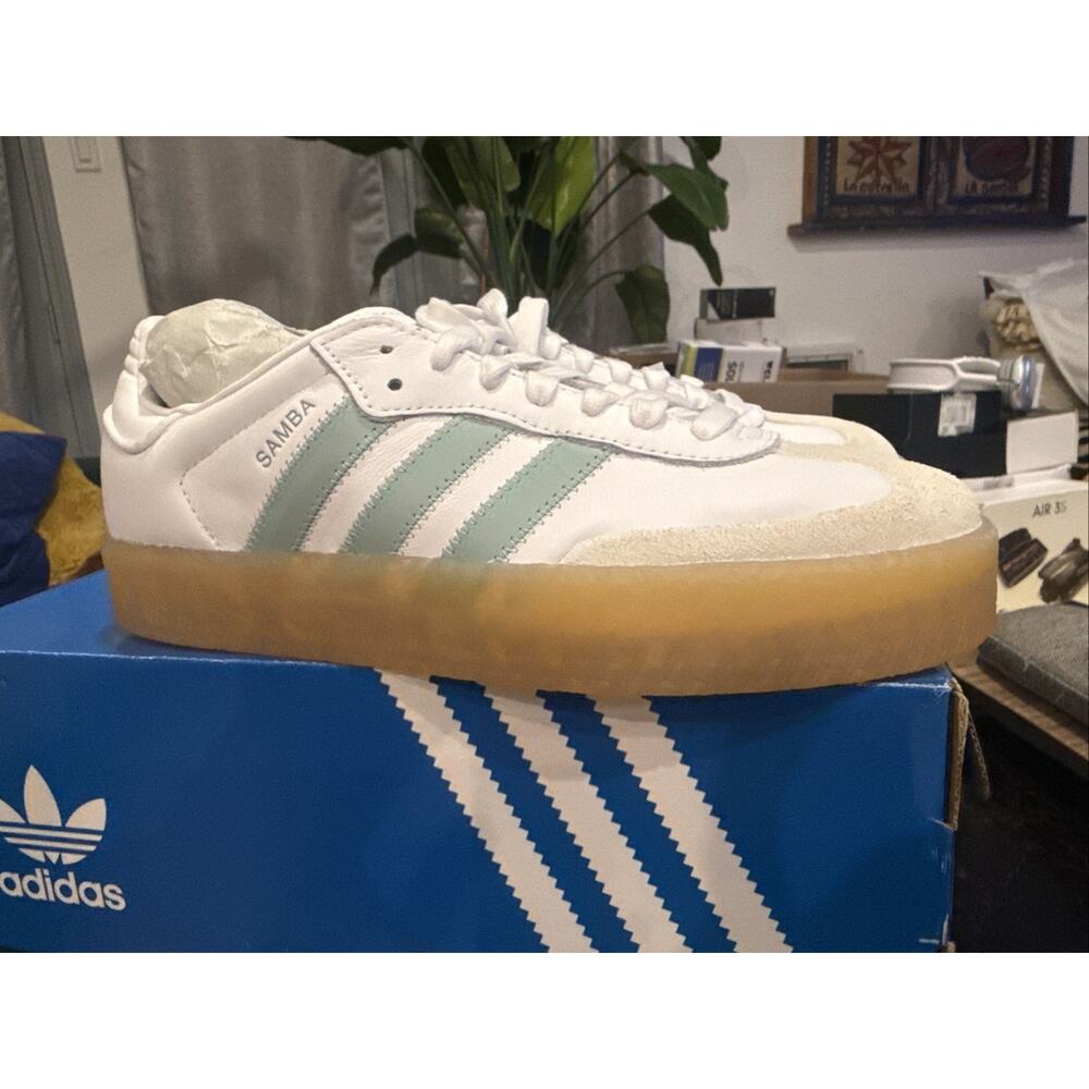 adidas Samba OG White Clear Granite W size 8 - Picture 3 of 10